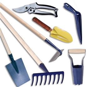 Kit de 7 outils potager pour personne de grande taille - Forges et Jardins