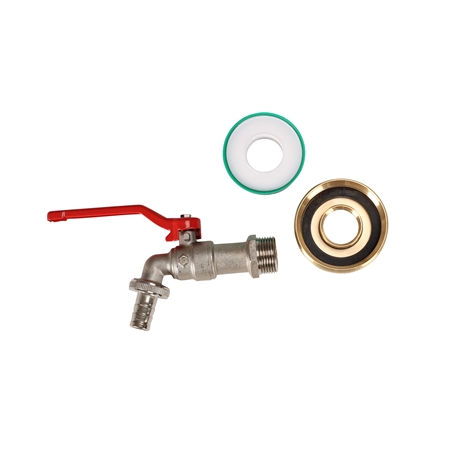 Kit adaptateur cuve 1000L robinet+rallonge+filtre - Florol