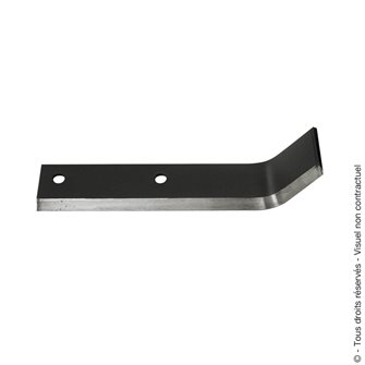 Couteau de fraise sarcleur adaptable droite 200 mm Mabec CSMA20D